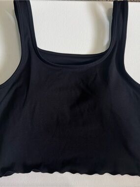 Purple Pixies Adult XSmall Black Crop Top